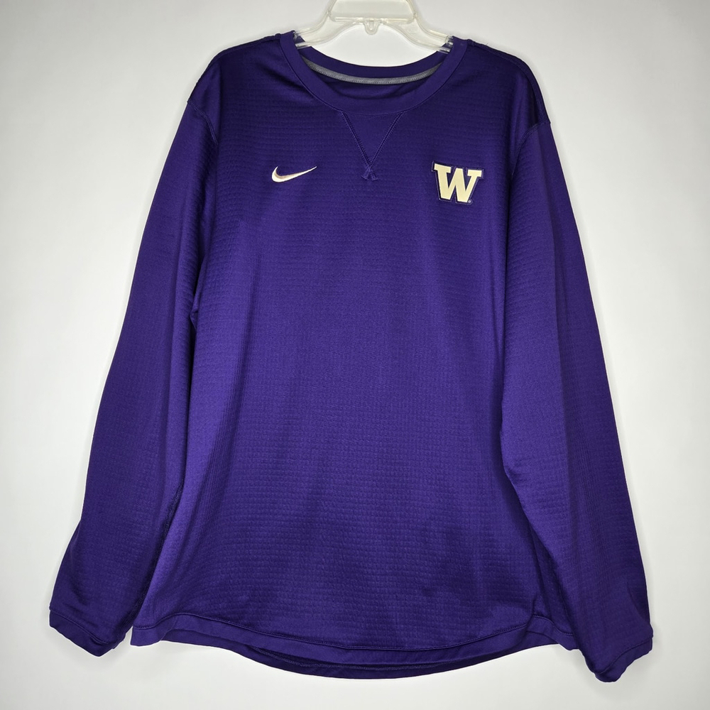 University of Washington Huskies Nike Purple Men's Pullover Sweatshirt Sz XXL
